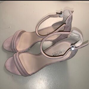 Reaction Kenneth Cole Lolita Suede Ankle-Strap Sandals